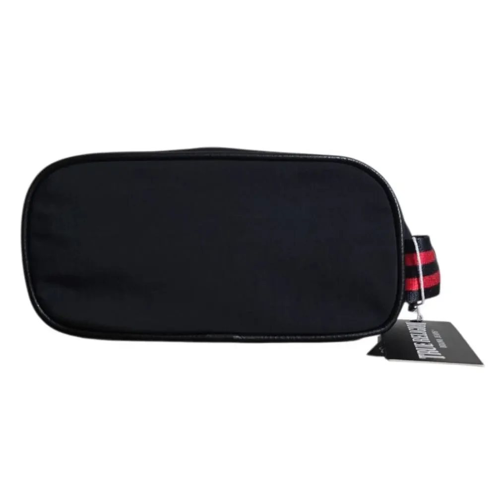 True Religion Toiletry Bag Grooming Dopp Kit Travel Shave Cosmetic Case Penn Blk